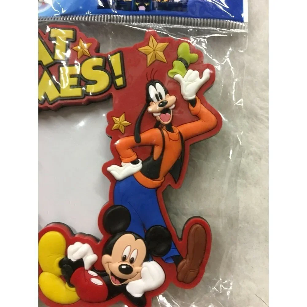 Disney Souvenir Rubber Frame Great Times Mickey Donald Goofy Magnetic NEW